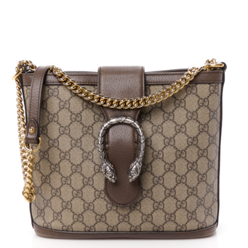 Gucci GG Supreme Monogram Medium Dionysus Bucket Bag